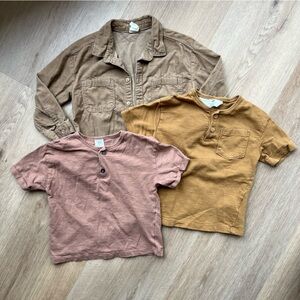H&M Shades of Brown Shirt Bundle